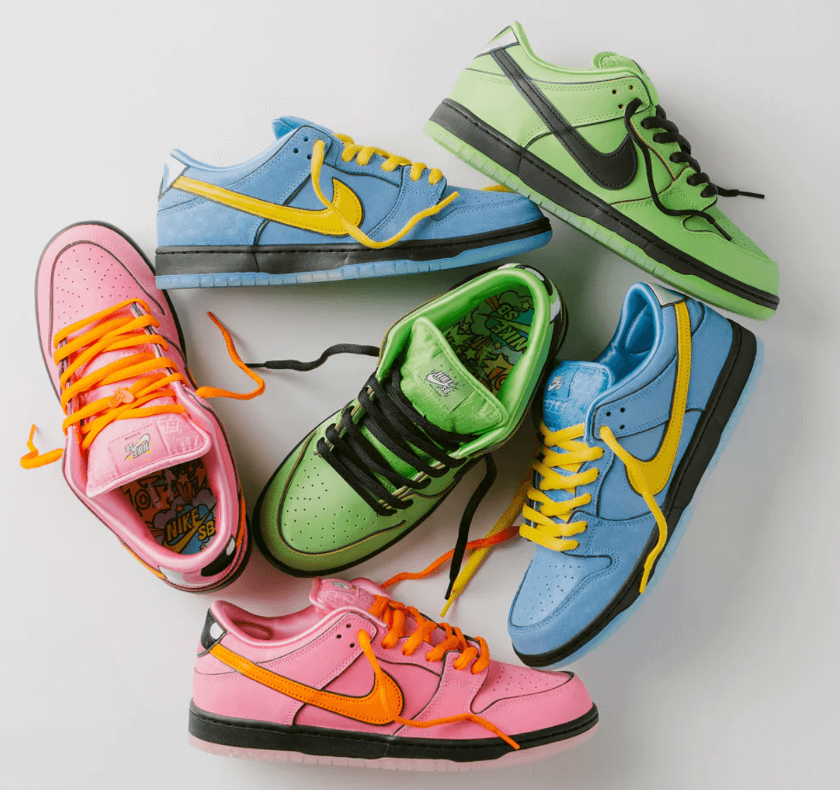 Nike SB Dunk Low "The Powerpuff" A Cartoon Time Leap