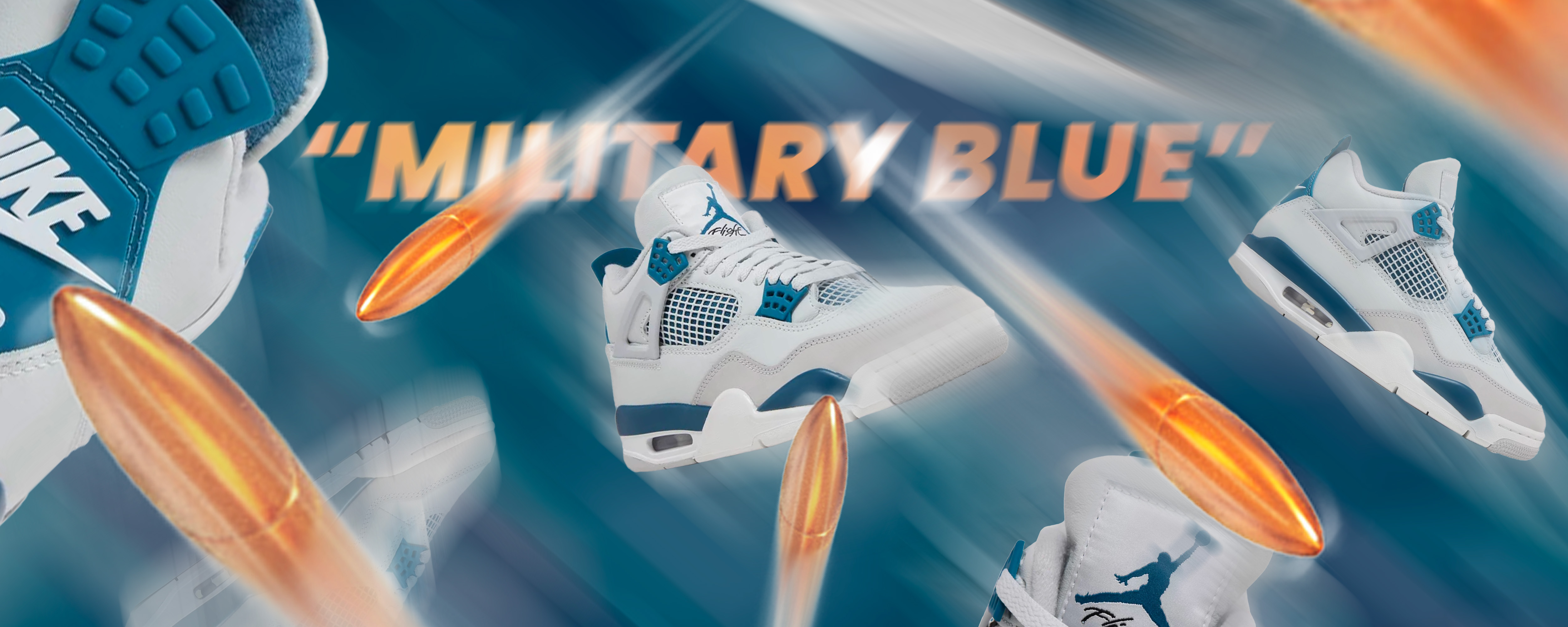 Jordan 4 Retro Military Blue