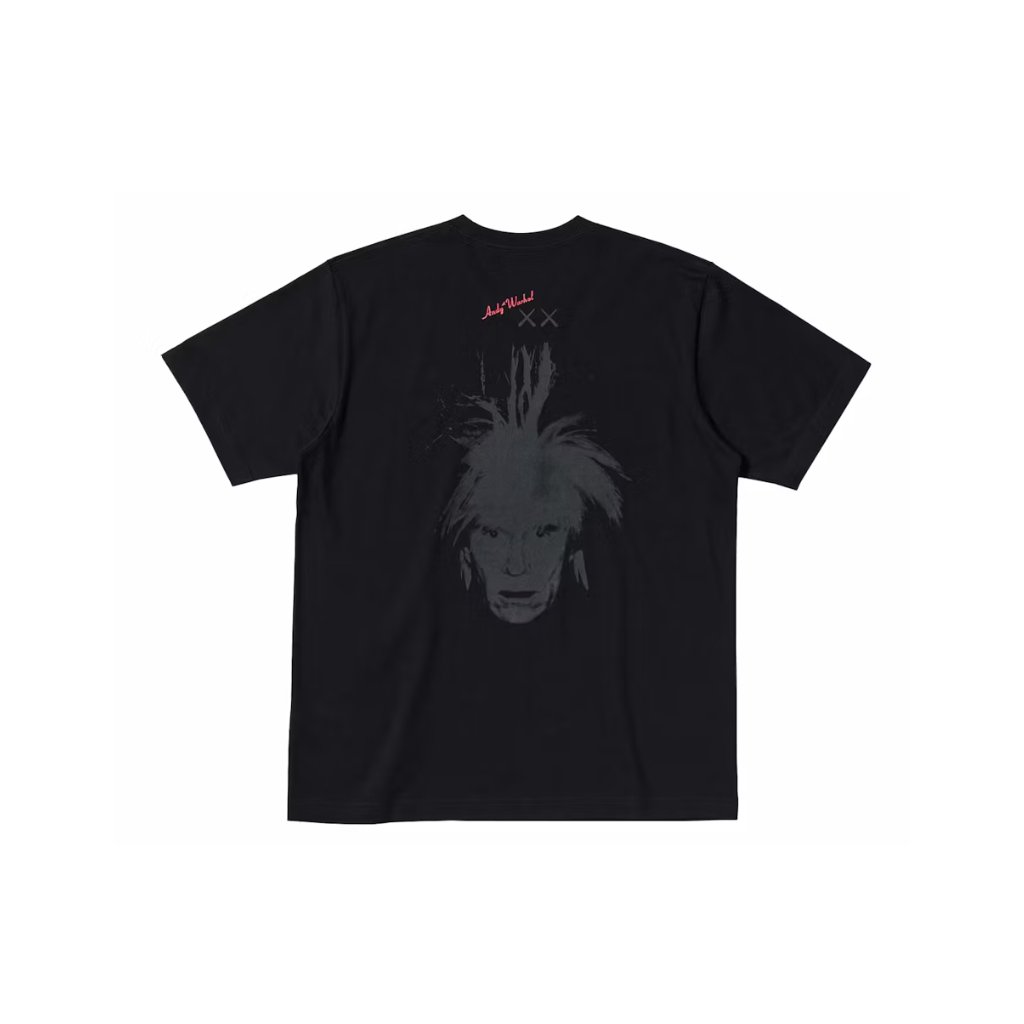 KAWS x Uniqlo Warhol UT Graphic T shirt Black BBNSUPPLY