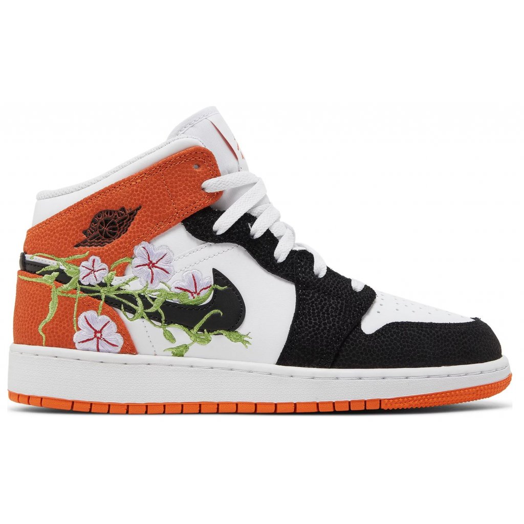 Jordan 1 Mid SE Basketball Blossom GS BBNSUPPLY