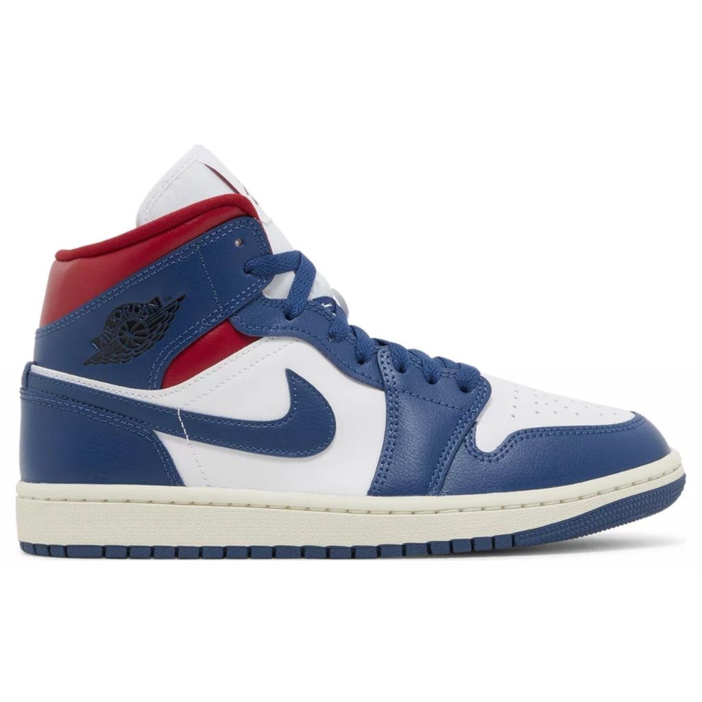 Jordan 1 Mid French Blue Gym Red BBNSUPPLY