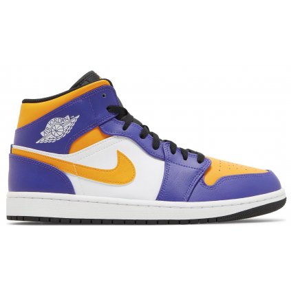 Jordan 1 Mid Lakers 2022