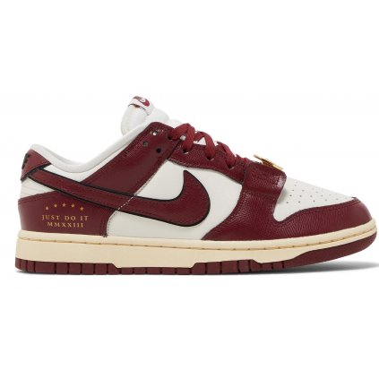 Nike Dunk Low SE Just Do It Sail Team Red