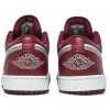 Jordan 1 Low White Bordeaux