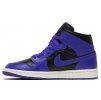 Jordan 1 Mid Purple Black