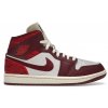 Jordan 1 Mid SE Tiki Leaf Team Red