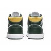12188 4 air jordan 1 mid green yellow 554724 371 release date 4 1